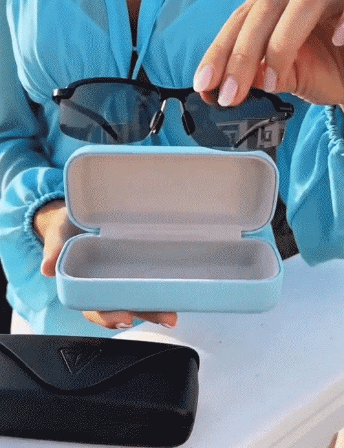 KLENIMORE adaptive driving glasses and protective case
